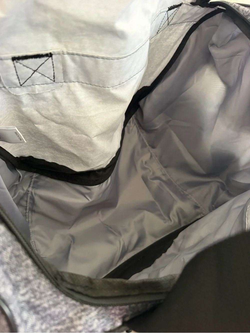 adidas Gray and Black Men’s Duffel Bag